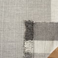 thumbnail image 3 of SAFAVIEH Montauk Sharlene Solid Striped Cotton Area Rug, Ivory/Grey, 3' x 5', 3 of 6