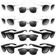thumbnail image 1 of Gafas de sol de fiesta ASTARON, paquete de 12, blanco y negro, 1 of 6