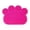 Hot Pink, variant on PVC Pet Dog Cat Puppy Kitten Dish Bowl Food Water Feeding Placemat, Non-Slip Cat Litter Mat Paw Shape