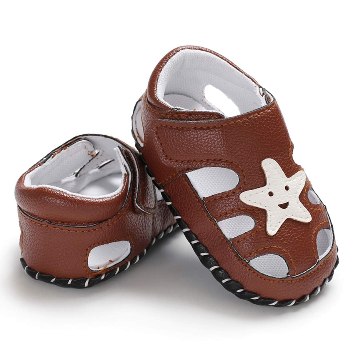 Multitrust Multitrust Newrborn Baby Boys Soft Leather Crib Shoes Anti