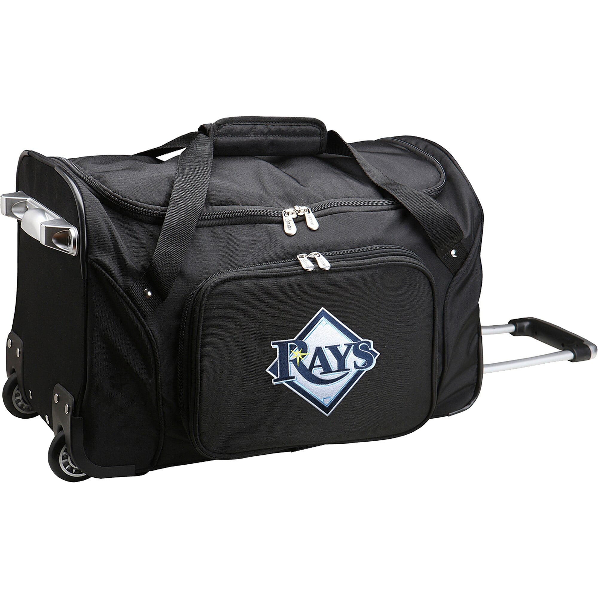Tampa Bay Rays 22" 2Wheeled Duffel Bag Black
