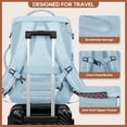 thumbnail image 2 of Joyway 2-Piece Travel Backpack Set Airline-Approved Waterproof Carry-On Luggage with USB Charging Port Comfortable Straps & Matching Toiletry Bag, 2 of 9