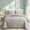 Gray, variant on 2/3-Piece Pink Cherry Blossom Quilt Set - Soft Microfiber Bedspread Coverlet with 1/2 Pillow Shams, Lightweight Floral Bedding for All Seasons