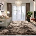 thumbnail image 2 of area rugs 8x10ft Large Fluffy Area Rugs for Bedroom, Soft Carpet Shag Kids Rug with Non-Slip Stickers Rug Pads Living Room Bedroom Tie-Dye Purple, 2 of 10