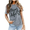 thumbnail image 3 of Herrnalise Boy's Mama Shirt, Life is Better With My Boys, Gift for Boy Mom, Mothers Day Shirt, Mom Birthday Gift, Mom Life Shirt Dark Gray, 3 of 5