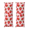 thumbnail image 1 of Fotbe Strawberries Funda para Almohada Corporal con Diseño, Funda de Microfibra Ultrasuave de 20x54 Pulgadas, Ropa de Cama Elegante, 1 of 7