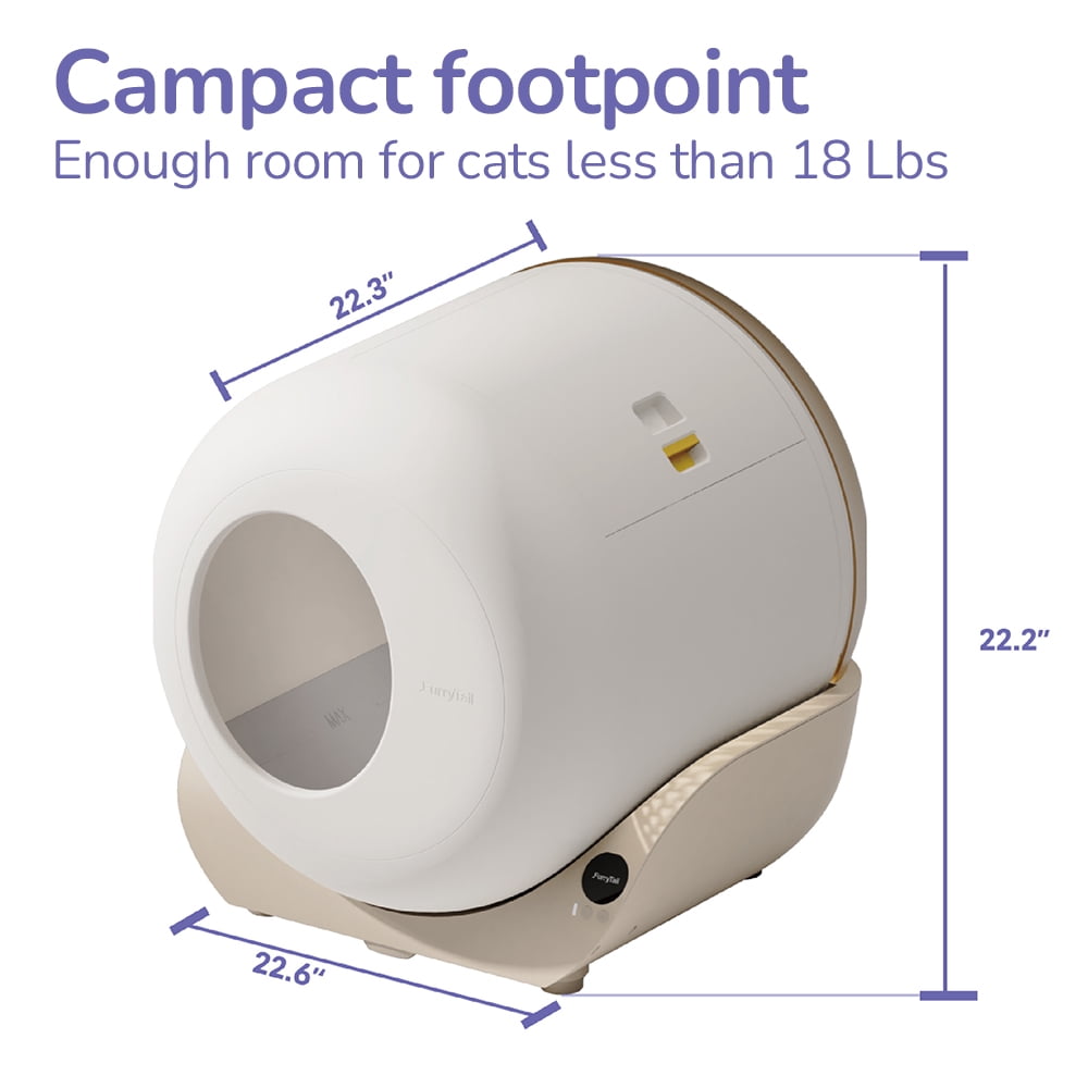 FurrryTail Automatic cat litter box pro