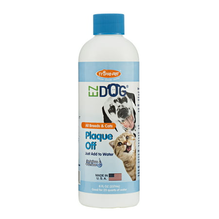 Triple Pet EZ Dog Plaque Off Fresh Breath Drinking Water Additive for Dogs and