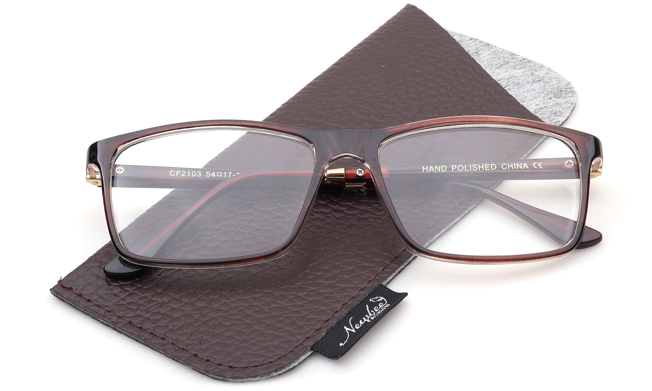 Black Retro Unisex Celeb Style Clear Lens Geek Teacher Sunglasses inc Pouch 