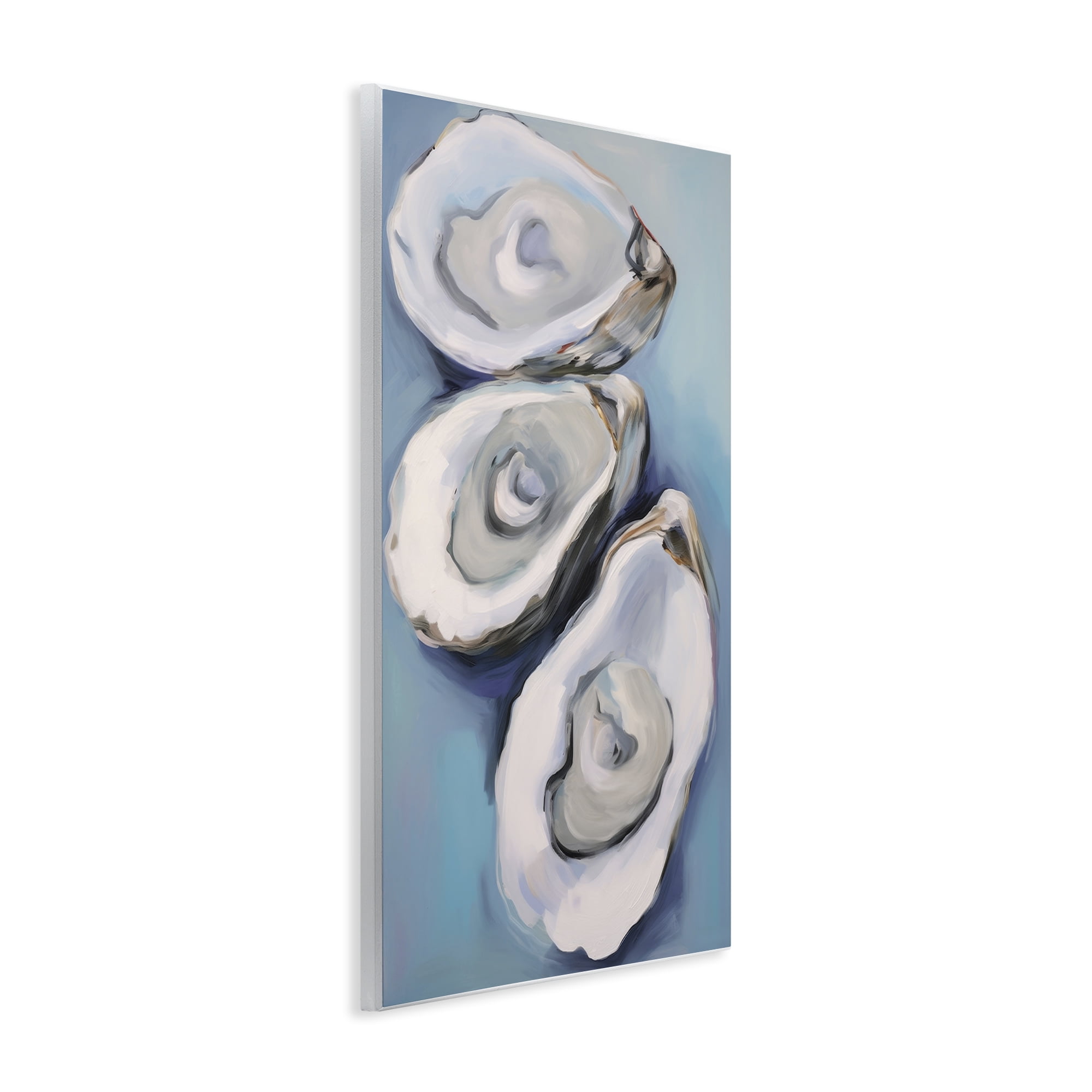 Stupell Industries Oyster Seashell Trio Animals & Insects Painting Unframed Art Print Wall Art, 10 x 15