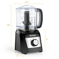 thumbnail image 2 of Costway 3-Cup Electric Food Processor Vegetable Chopper w/ Stainless Steel Blade, 2 of 10