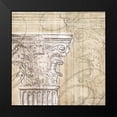 thumbnail image 2 of Amori 15x15 Black Modern Framed Museum Art Print Titled - Neoclassic II, 2 of 5