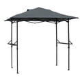 thumbnail image 6 of 8×5 FT Pop Up Grill Gazebo, Outdoor Grill Canopy with Vented Roof & Side Shelves, Large Portable Canopy for Outdoor Barbecue, Backyard, Patio, Easy Set up, 6 of 7
