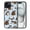 Brindle Brown English Bulldog Funny Playful Postures, variant on WIRESTER Shockproof Soft Rubber Cover Case for Apple iPhone 15 6.1" 2023, Siberian Husky Funny Playful Postures On Light Blue Background