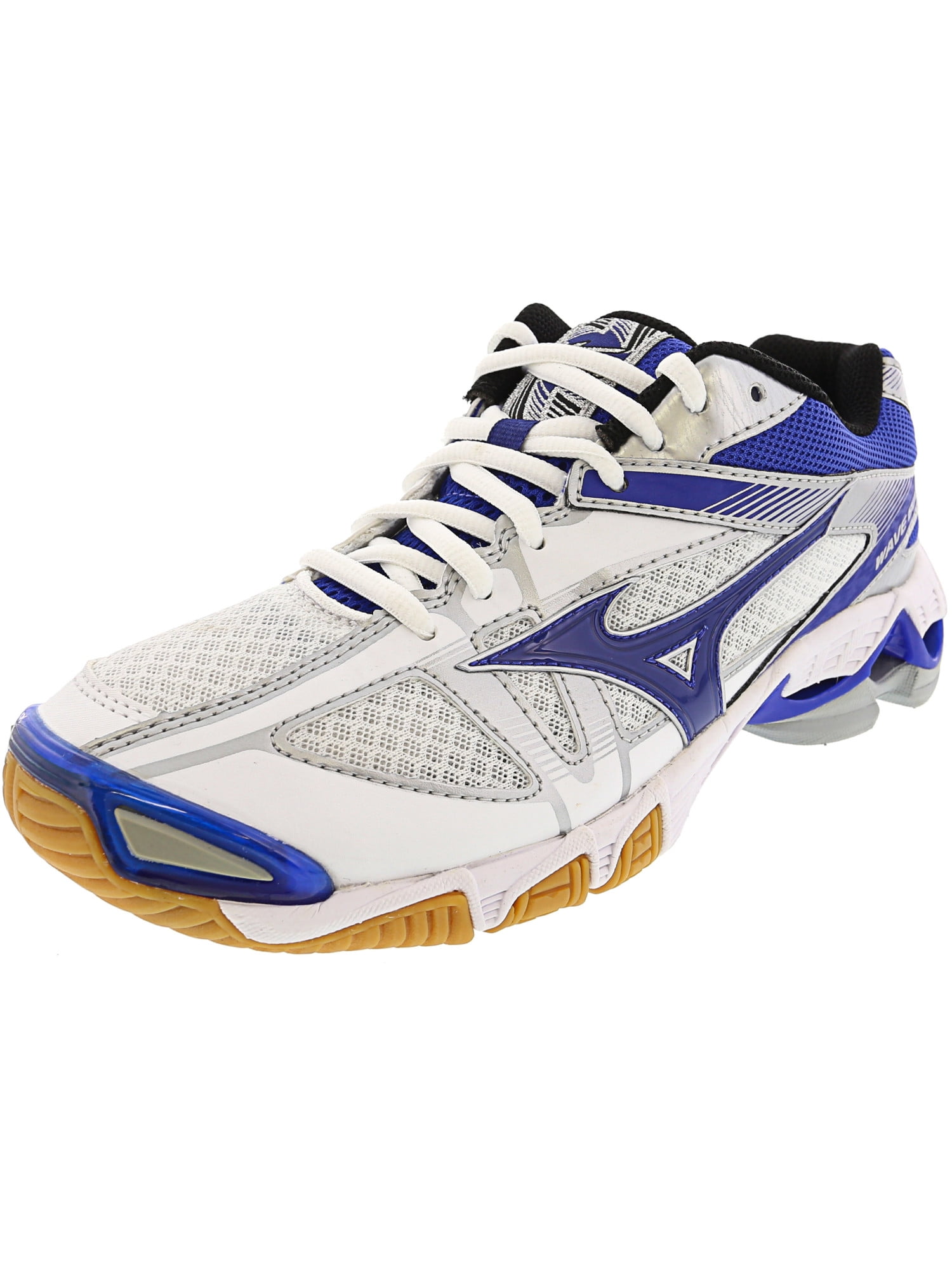 vreemd Middellandse Zee Psychiatrie Mizuno Women's Wave Bolt 6 White / Blue Silver Ankle-High Volleyball Shoe -  8M - Walmart.com