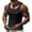 Black, variant on XFeng Men Ribbed Slim Fit Tank Top Athletic Sleeveless Muscle Vest