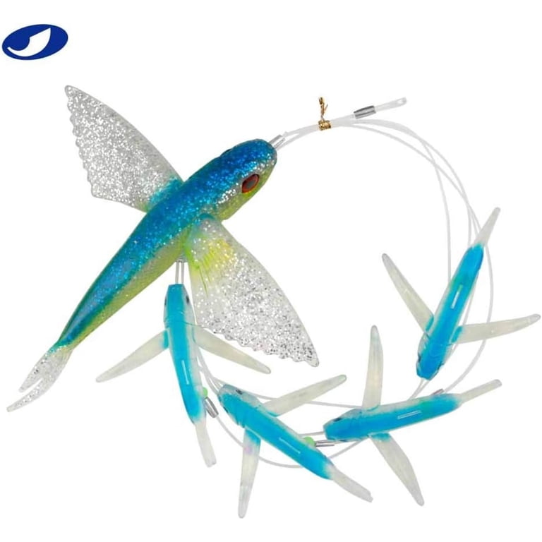 dolphin fish lures The Original Mahi Chaser Ballyhoo Rig Trolling Saltwater Fishing Lure. Ready to Out of The Package. Tuna Wahoo Mahi Fishing Custom Trolling Rig. Offshore Big Game Fishing Lure have for any tackle box Bost Tuna-Dolphin Trolling Lure Pack