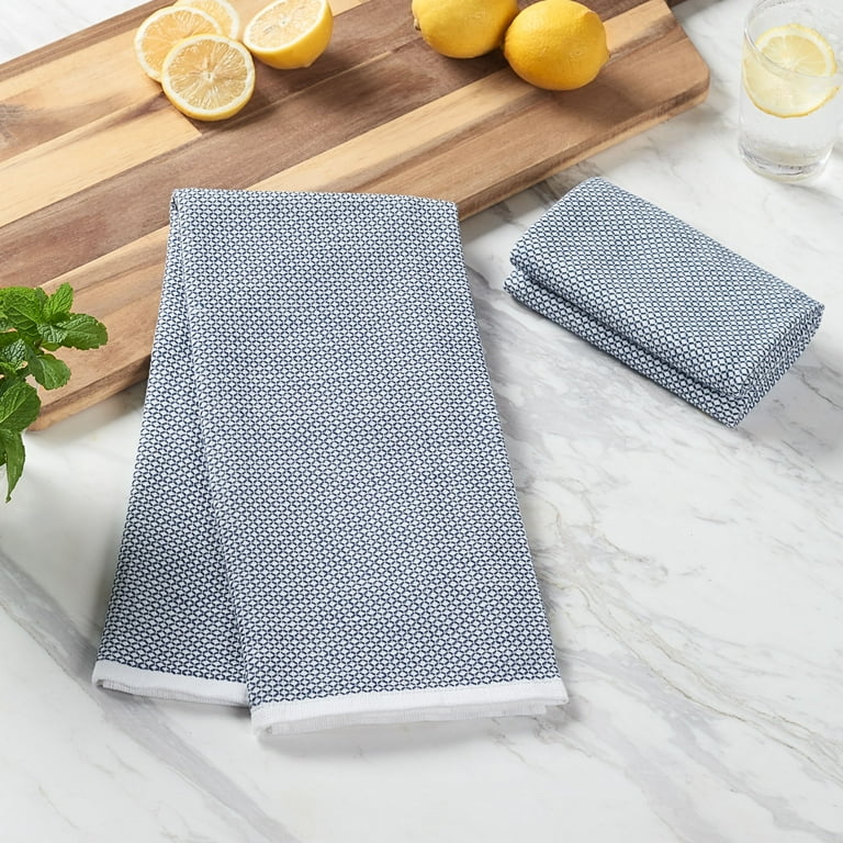 Better Homes Gardens Washed Indigo Cotton and Polyester Woven