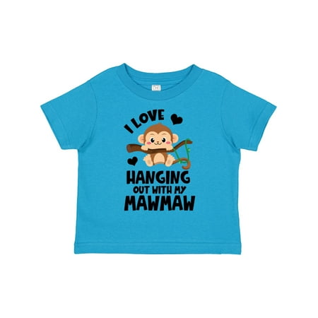 

Inktastic Monkey I Love Hanging out with My Mawmaw Gift Toddler Boy or Toddler Girl T-Shirt