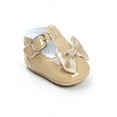 thumbnail image 5 of Newborn Baby Girl Bow Anti-slip Crib Shoes Soft Sole Sneakers Prewalker, 5 of 5