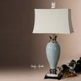 thumbnail image 1 of Uttermost Rossa Lampe de Table en Céramique Craquelée en Bleu Clair, 1 of 2