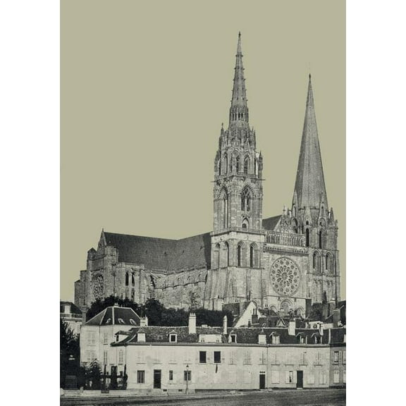 Bnf Monuments: Carnet Ligné, Cathédrale de Chartres (Paperback)