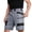 Gray #35, variant on Cargo Shorts Men Baggy Zipper Pockets Shorts 2026 Summer Lightweight Athletic Shorts Open Bottom Button Breathable Fishing Tactical Shorts S