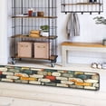 thumbnail image 7 of Ryvnso Stone Pattern Hallway Runner Rugs Floor Carpet Non Slip Entryway Mat 2' x 6', 7 of 7
