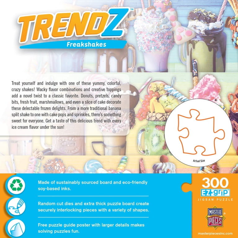 Vivid MasterPieces 300 Piece EZ Grip Trendz Collection Jigsaw