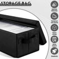2/3/4Pcs DVD Storage Box Nonwoven Fabric CD Organizer Case with Lid