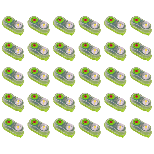 Chaqueta LED Lámpara Llamativa Ahorro Automática () Verde