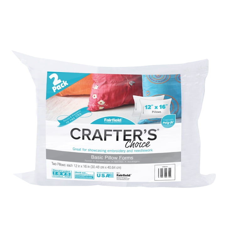 Rectangular Pillow Inserts 12x16 Inch, Pack of 2 photo 1