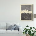 thumbnail image 3 of Trademark Fine Art 'Philadelphia Pennsylvania Skyline Gray' Canvas Art by Michael Tompsett, 3 of 4