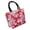 Red, variant on Women Canvas Rose Flower Printed Big Capacity Shopping Pouch Handbag Tote Shoulder Bag