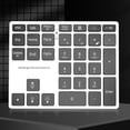 thumbnail image 3 of Teclado numérico inalámbrico con teclado Compatible con Bluetooth 24G con retroiluminación LED para MacBook, 3 of 5