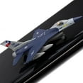 thumbnail image 2 of pitrice 1:100 Modèle d'Avion de Chasse F-16 en Alliage Moulé sous Pression Collection Cadeau Modèle d'Avion de Chasse Échelle Camion avec Support Bleu, 2 of 9