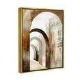 thumbnail image 4 of Stupell Industries Rustic Arch Architecture Abstract Painting Gold Floater Framed Canvas Art Print Wall Art, 17 x 21, 4 of 10