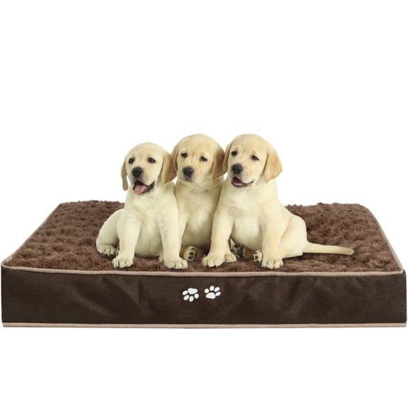 KROSER Dog Bed Mattress Crate Bed Pad Sleeping Mat for Medium Dogs/Cats
