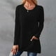 thumbnail image 2 of Camiseta Sexy de otoño para mujer, camiseta elástica, ropa de estilo de tendencia para mujer, camiseta ajustada, Tops informales de manga larga para mujer 2022, 2 of 4