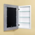 thumbnail image 2 of 14x24 Gray Mirrored Medicine Cabinet by Fox Hollow Furnishings, 2 of 2