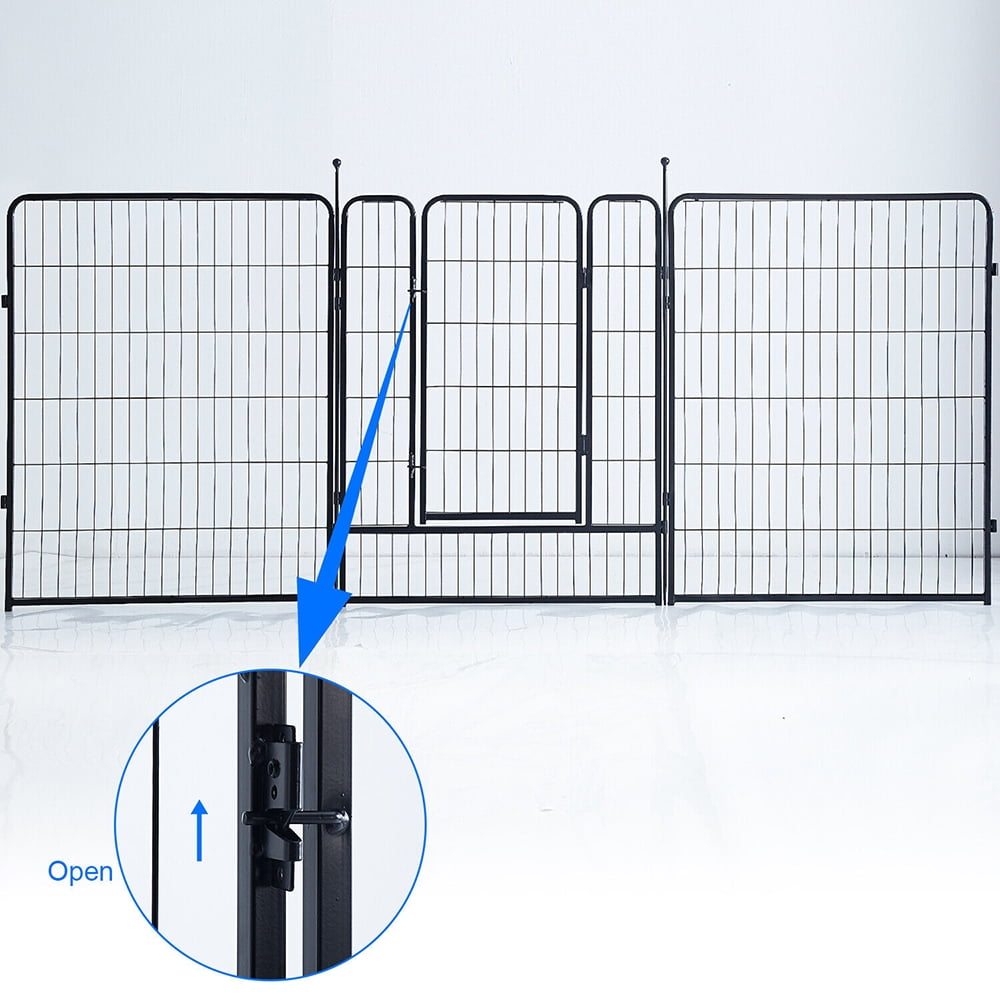 GDKASRNY Dog Playpen 16 Panels 45" Height Portable Pet Dog Fence Indoor Outdoor for Yard,Rv Camping