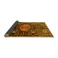 thumbnail image 2 of Ahgly Company Indoor Square Persian Yellow Traditional Area Rugs, 8' Square, 2 of 4