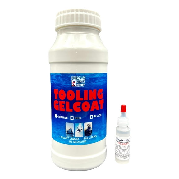 Red Tooling Quart with 15cc Hardener (MEKP)