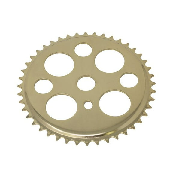 Lucky 7 Sprocket/Chainring, 1/2 X 1/8 (Gold, 44 Teeth)