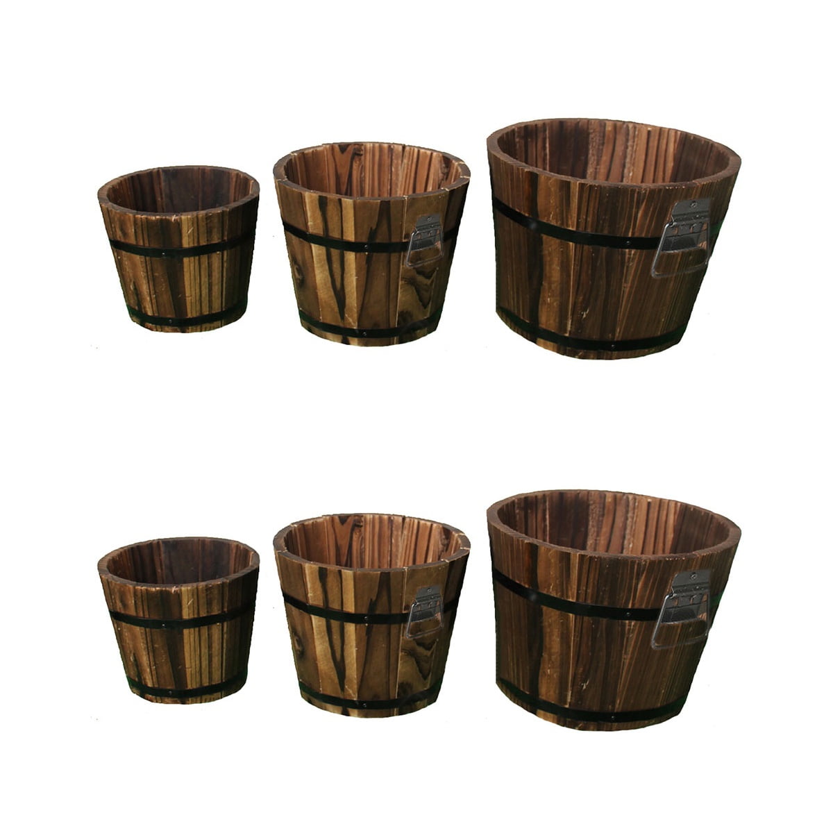 Algreen Products 88305 20 x 20 in. Covington Self Watering Planter - Charcoalstone