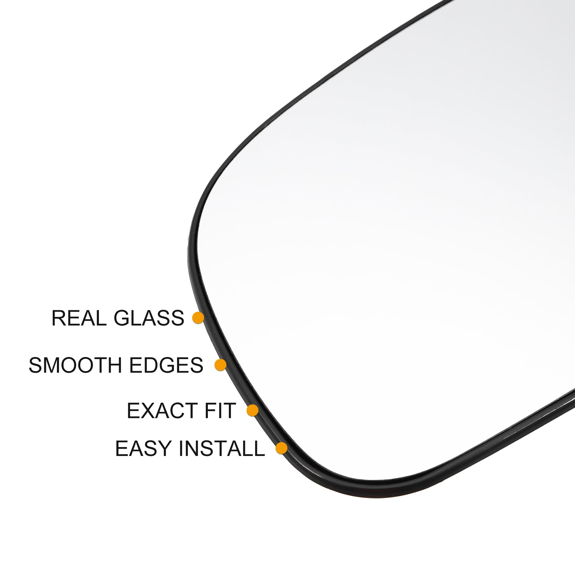 Unique Bargains Left Side Heated Mirror Glass for Jeep Grand Cherokee 1999-2004
