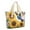 Hummingbird with Sunflowers, variant on Tote Bag for Women - Sea Turtle Starfish Shoulder Bag - Large Utility Work Duffle Bag with Zipper Handbag for Travel, Work, Sprots