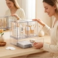 thumbnail image 2 of Sindcom Stackable Storage Drawers Set of 3,Clear Plastic Organizer Bins for Makeup, Cosmetics, Beauty Supplies,Bathroom Organizer Countertop,Bathroom Under Sink Organizer,12.1 × 7.5 × 10.9 in, 2 of 7