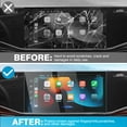 thumbnail image 3 of Paquete de 2 protectores de pantalla Karltys para Audi Q7 Q8 10.1" + 8.6 pulgadas, 3 of 7