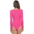 thumbnail image 2 of Long Sleeve Body Suit-Breathable Cotton Stretch, 2 of 3